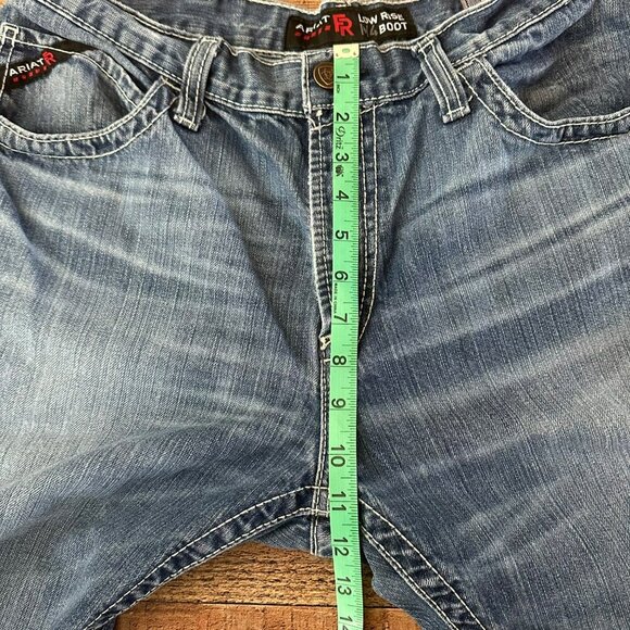 Ariat FR M4 Bootcut Jeans 35x34 Low Rise Flame Resistant Denim - Picture 6 of 10